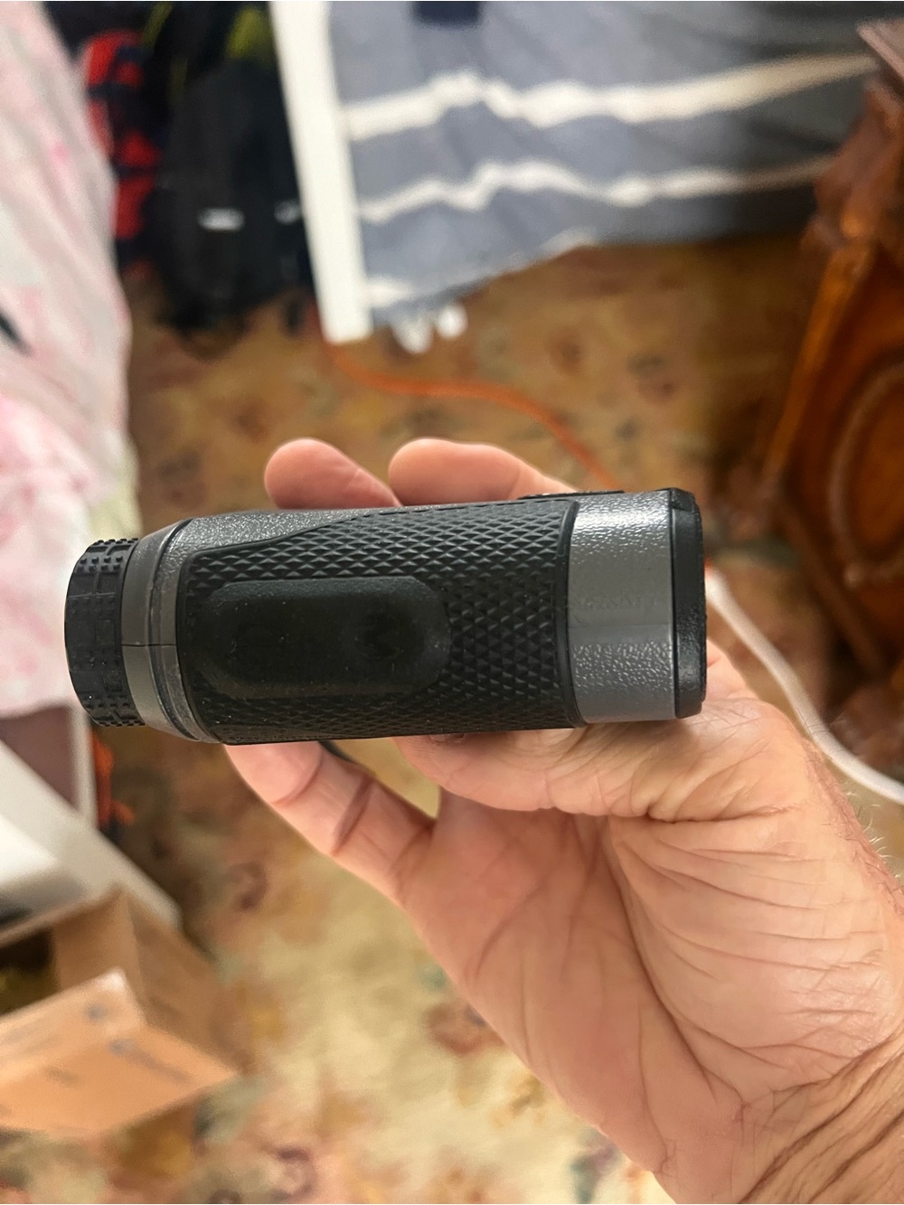 Black Textured Hand Grip / rangefinder
